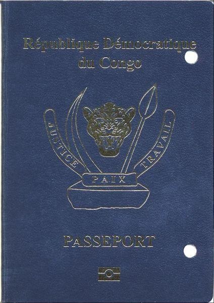 Front Cover of Democratic Republic of Congo Passport Front Cover of Democratic Republic of Congo Passport